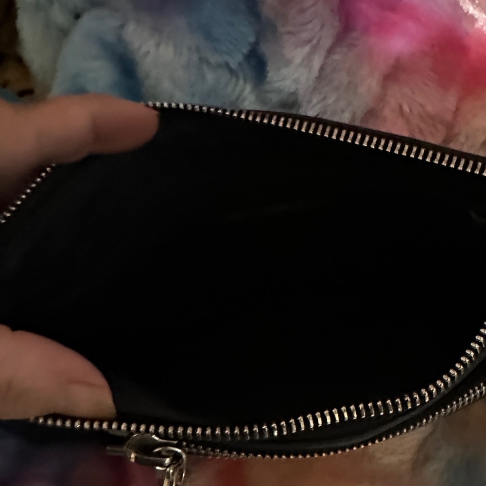Etienne Aigner Black Leather Clutch - Picture 3 of 5